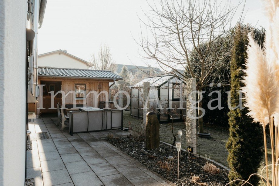 Teil des Gartens Einfamilienhaus Mauerstetten