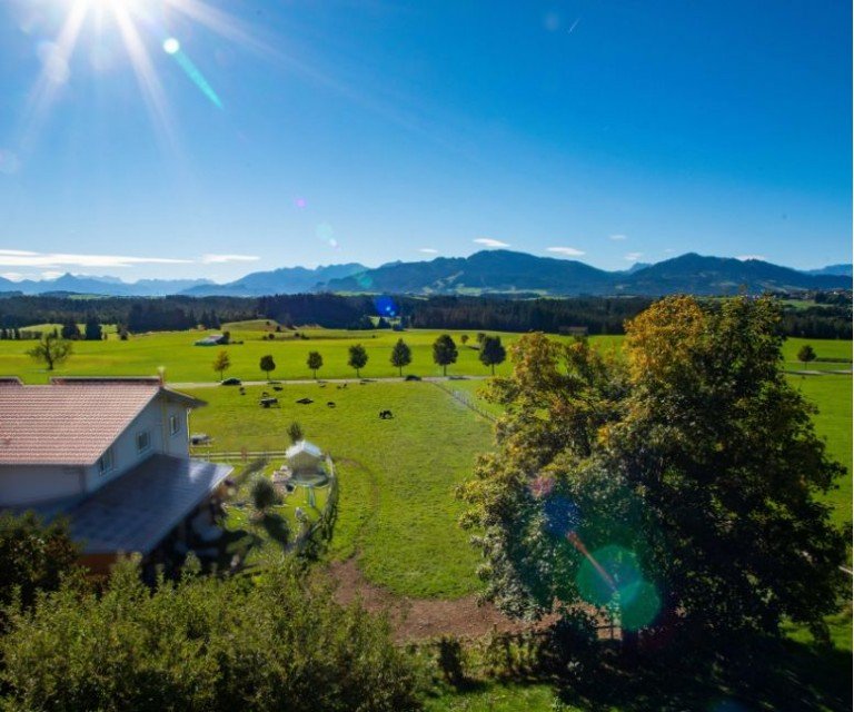 Ausblick Oy-Mittelberg / Unterschwarzenberg - Oberallg�u Dachgeschosswohnung Penthouse - Leben wo andere Urlaub machen - exklusive Eigentumswohnung