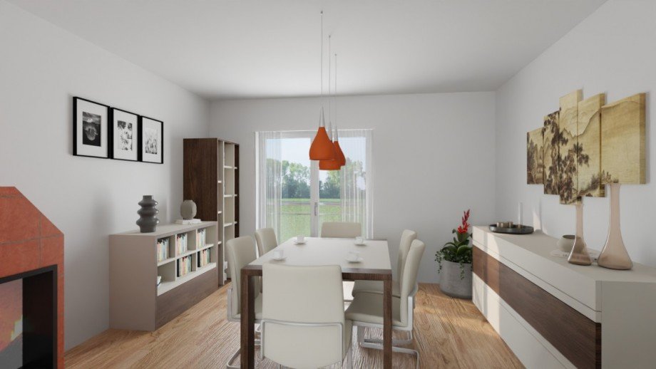 Esszimmer - KI generiert Einfamilienhaus Mindelheim / Oberauerbach