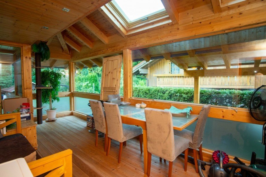 Wintergarten Doppelhaush�lfte F�ssen