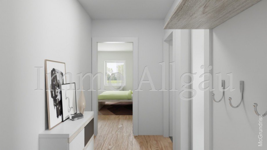 Flur - KI generiert Erdgeschosswohnung Marktoberdorf