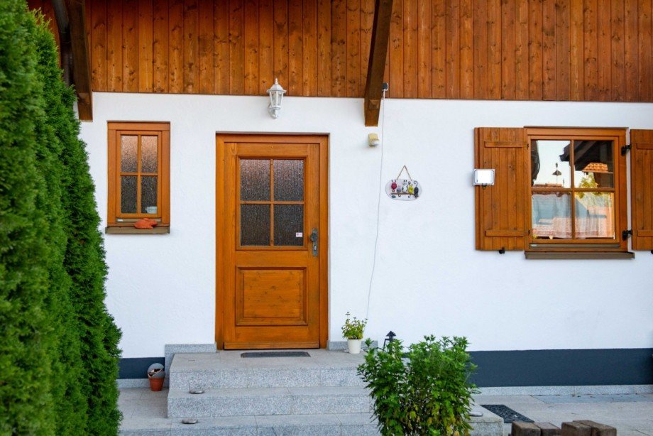 Nordansicht Doppelhaush�lfte F�ssen