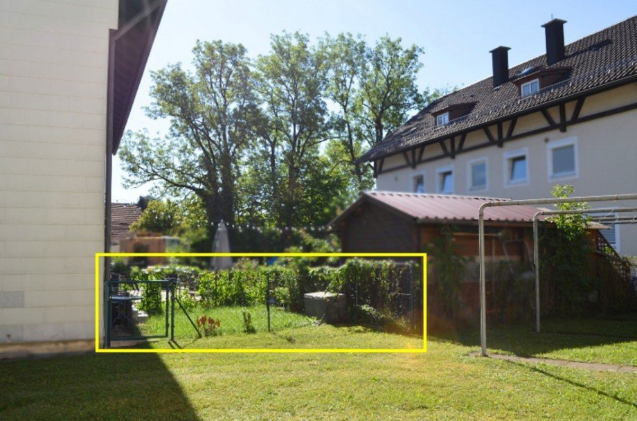 Garten Erdgeschosswohnung Marktoberdorf