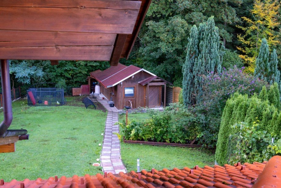 Garten Doppelhaush�lfte F�ssen